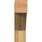 Ekena Millwork Traditional Block Rough Sawn Bracket, Western Red Cedar, 4"W x 14"D x 14"H BKT04X14X14TRA05RWR - alternate 3
